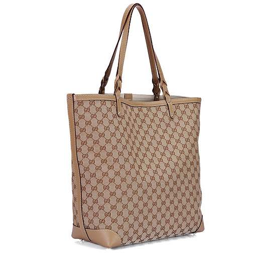 1:1 Gucci 247220 Gucci Craft Large Tote Bags-Apricot Fabric